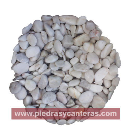 Piedra de Marmol Blanca Canica 1