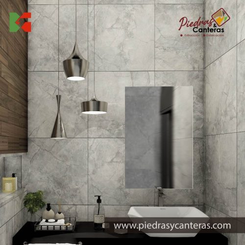 Porcelanato Ancona Gris porcelanato de alta resistencia.