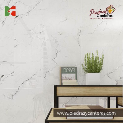 Porcelanato Camus Bianco porcelanato de alta resistencia.