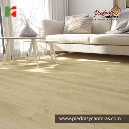 Porcelanato Madera Rodano Oak Claro Piedras