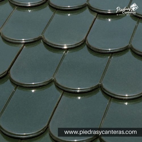 Tejafrancesalisa Verde Colocada Piedras