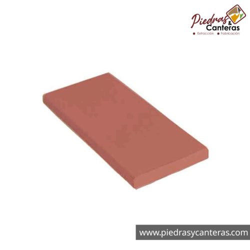 loseta klinker roja 15x30x1 piedras