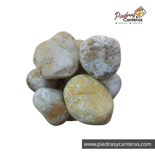 Piedra de Mármol Amarilla 3.5"