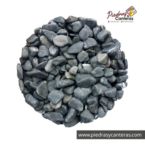 Piedra de Mármol Negra 1"