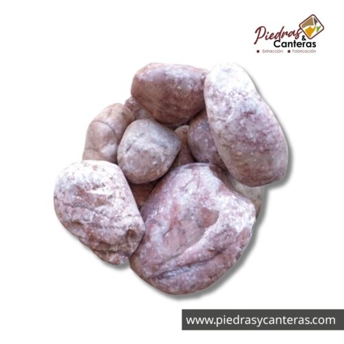 Piedra de Mármol Rosa 3.5"