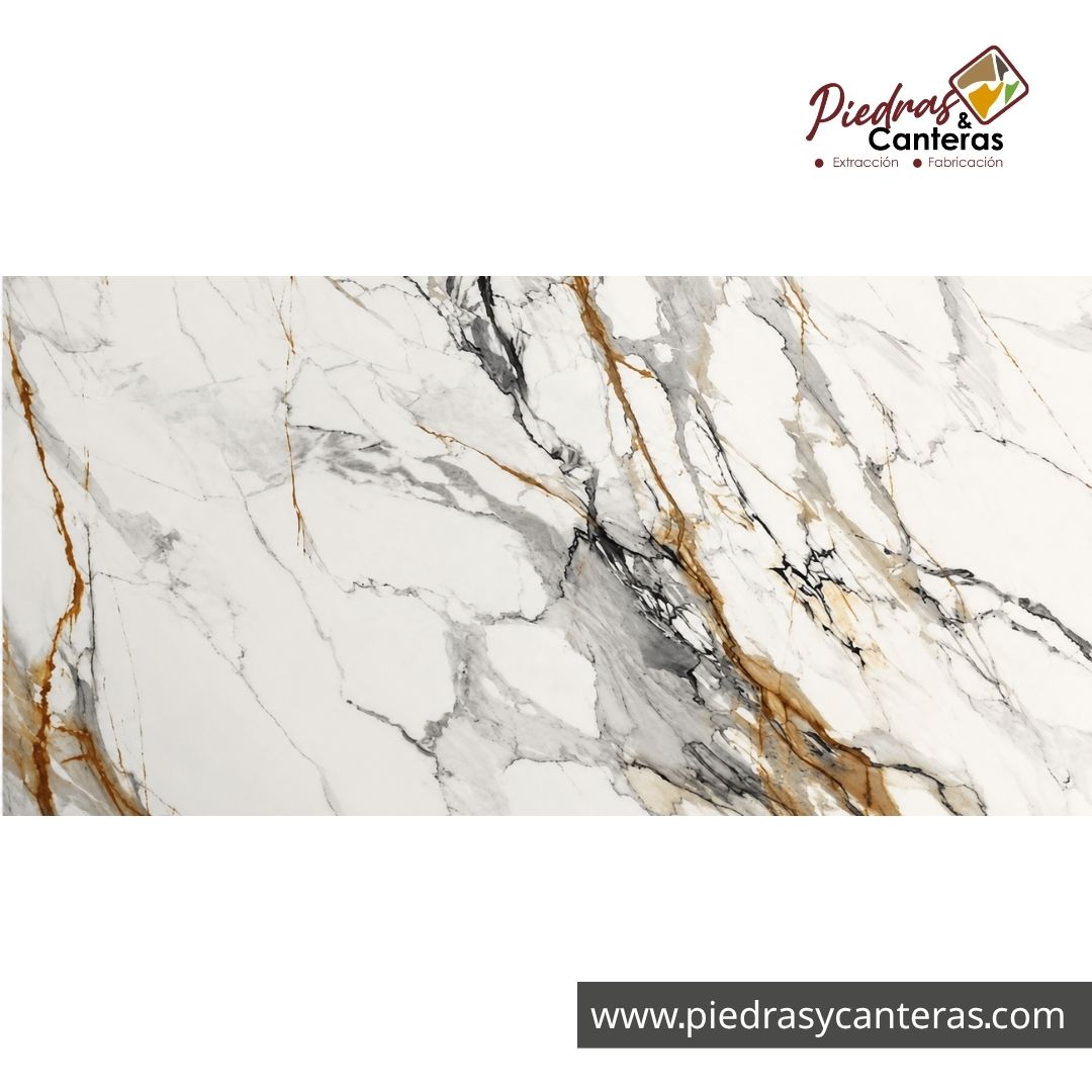 Piedra Sinterizada Luxury White - Imagen 2