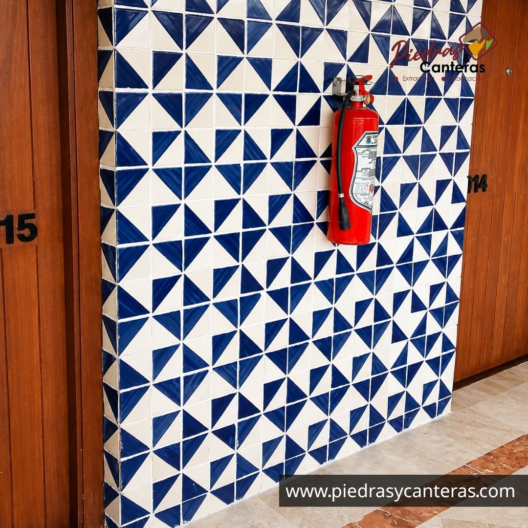 Talavera Arlequín Azul - Imagen 2