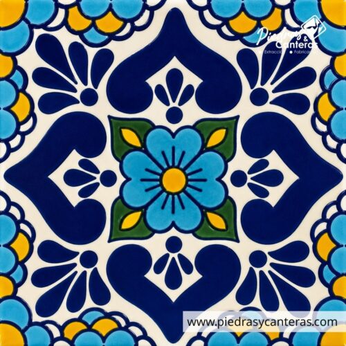 Talavera Lluvia Turquesa