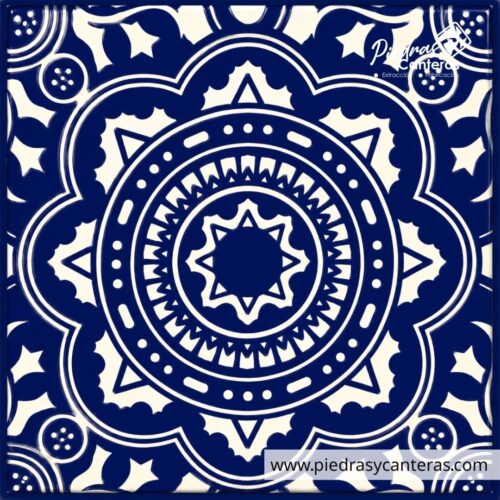 Talavera Rosario Azul