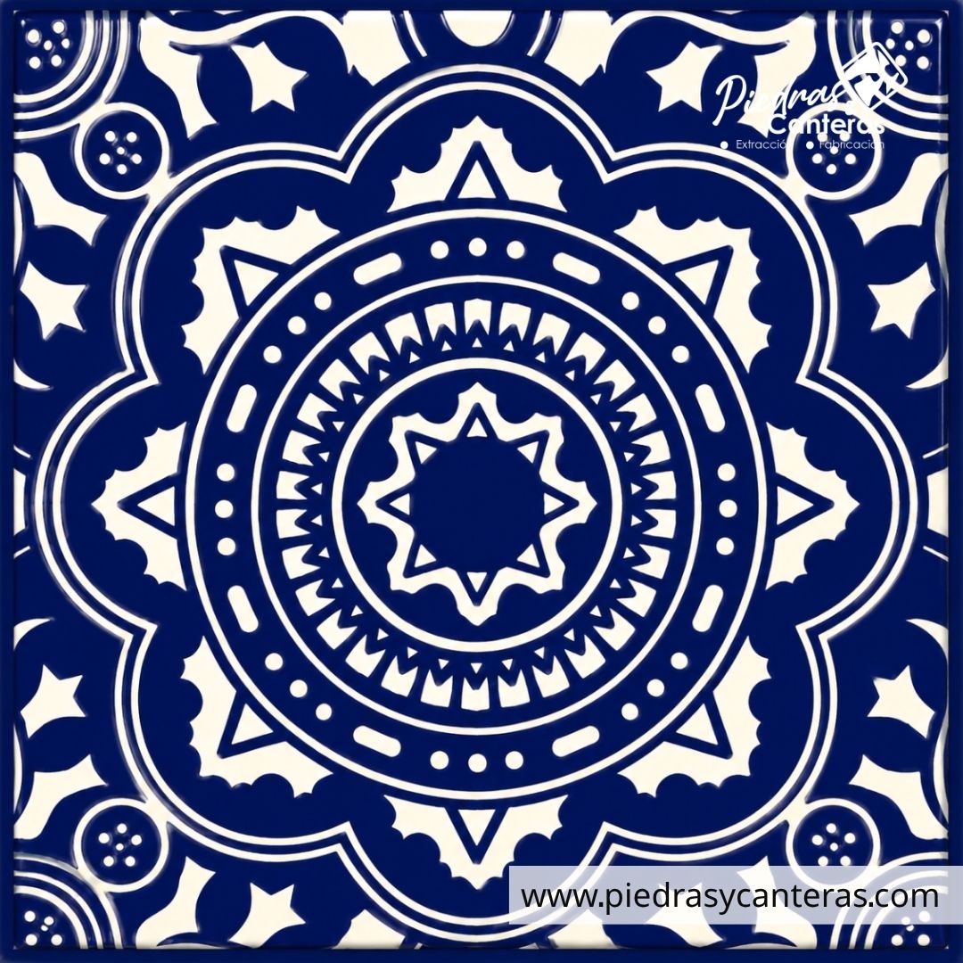 Talavera Rosario Azul