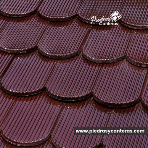 Teja Rayada Francesa Tabaco obscuro