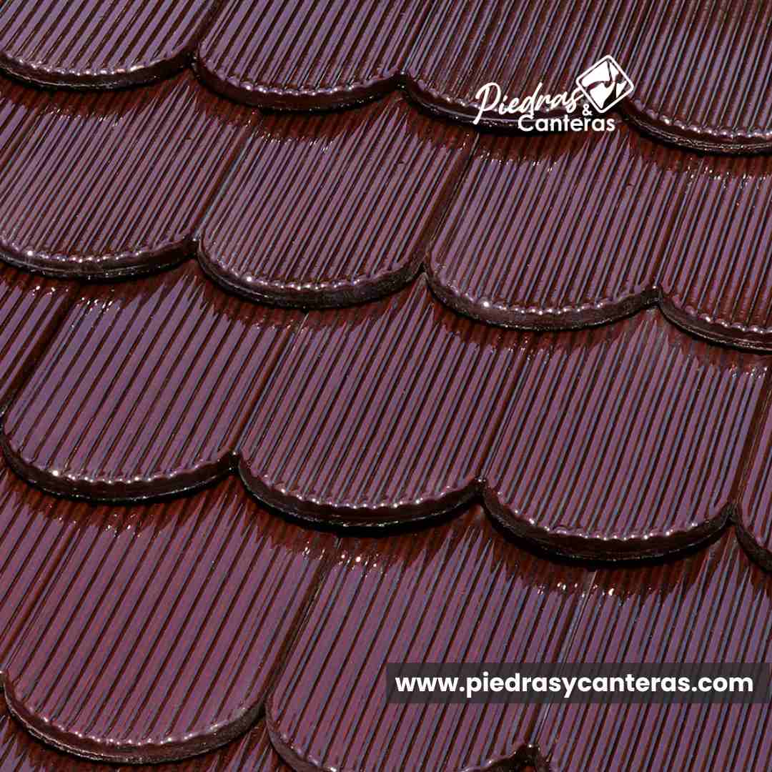 Teja Rayada Francesa Tabaco obscuro