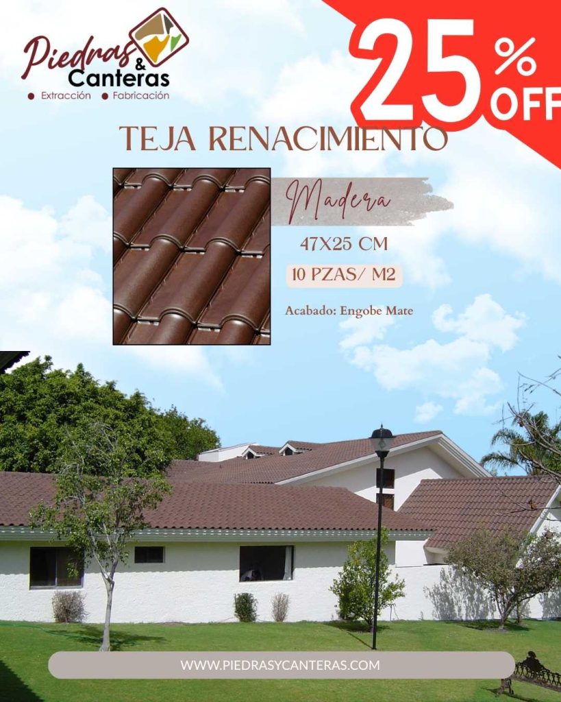 Teja Renacimiento Madera Promociones